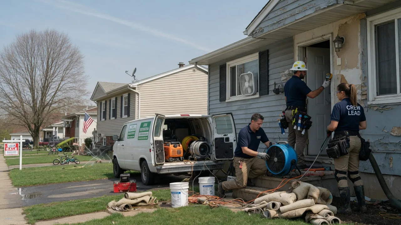 Flood Cleanup in Carlton, PA near me